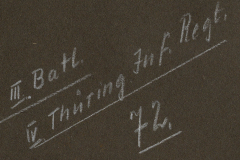 Detaillierte Notizen zum III. Bataillon des IV. Thüringischen Infanterie-Regiments 72