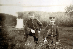 Soldaten des III. Bataillons des IV. Thüringer Infanterie-Regiments 72 in der Natur