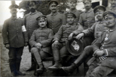 Porträt der Soldaten des III. Bataillons des IV. Thüringischen Infanterie-Regiments 72 in historischer Uniform
