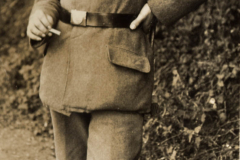 Soldat des III. Bataillons des IV. Thüringischen Infanterie-Regiments 72 in Uniform im Freien