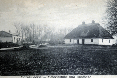 Gebäude in Saranki Gorne mit Schreibstube und Apotheke aus der Zeit des III. Bataillons des IV. Thüringischen Infanterie-Regiments 72