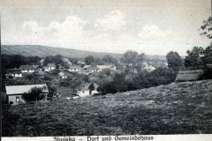 Dorf und Gemeindehaus in Zboiska während der Zeit des III. Batl. IV Thüring. Inf. Regt. 72