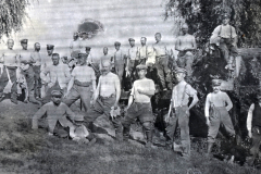 Soldaten des III. Bataillons des IV. Thüringischen Infanterie-Regiments 72 während des Ersten Weltkriegs