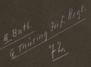 Detaillierte Notizen zum III. Bataillon des IV. Thüringischen Infanterie-Regiments 72