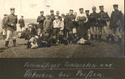 Soldaten des III. Bataillons des IV. Thüringischen Infanterie-Regiments 72 während des Feldmilitärdienstes in Peissen