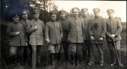 Gruppenbild von Offizieren des III. Bataillons des IV. Thüringischen Infanterie-Regiments 72 aus dem frühen 20. Jahrhundert