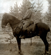 Offizier der III. Bataillon des IV. Thüringer Infanterie-Regiments 72 während des Ersten Weltkriegs