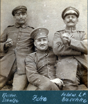 Soldaten des III. Bataillons des IV. Thüringischen Infanterie-Regiments 72 während des Ersten Weltkriegs