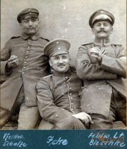 Soldaten des III. Bataillons des IV. Thüringischen Infanterie-Regiments 72 während des Ersten Weltkriegs