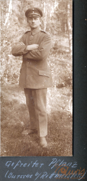 Soldat im Dienst des III. Bataillons des IV. Thüringischen Infanterie-Regiments 72 im Krieg