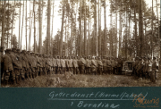 Heer, III. Batl. IV Thüring. Inf. Regt. 72 bei einem Gottesdienst in der Natur im Jahr 1916