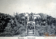 Soldaten des III. Bataillons IV Thüringischen Infanterie-Regiments 72 in Boratina während des Ersten Weltkriegs