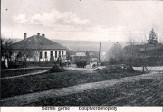 Militärische Aktivitäten am Hauptverbandplatz in Sarni Gorne während des Ersten Weltkriegs