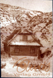 Historisches Gebäude im Gebirge, gelegen in der Thüringer Region während des Ersten Weltkriegs