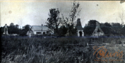 Zerstörte Gebäude und Vegetation in der Umgebung des III. Bataillons des IV. Thüringischen Infanterie-Regiments 72