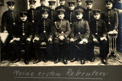 Bewahrung der Erinnerung an die ersten Rekruten des III. Bataillons des IV. Thüringischen Infanterie-Regiments 72 im Jahr 1909