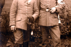 Soldaten des III. Bataillons des IV. Thüringer Infanterie-Regiments 72 in historischer Uniform