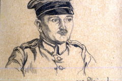 Porträt eines Offiziers des III. Bataillons des IV. Thüringischen Infanterie-Regiments 72 aus dem Jahr 1915