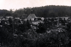 Blick auf das Lager des III. Bataillons des IV. Thüringer Infanterie-Regiments 72 in der Natur