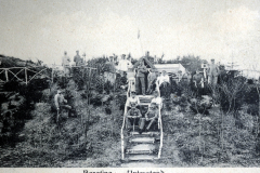 Soldaten des III. Bataillons IV Thüringischen Infanterie-Regiments 72 in Boratina während des Ersten Weltkriegs