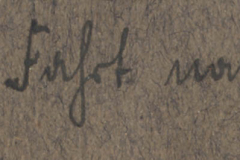 Handschriftlicher Text von Heer, S.M.W. Zug 48 P.B. 11 aus der Zeit der Militärgeschichte