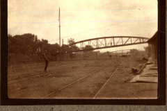 Zugoperationen und Arbeiten an der Brücke in Heer, S.M.W. Zug 48 P.B. 11, in früherer Zeit