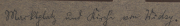 Schriftstück von Heer, S.M.W. Zug 48 P.B. 11 mit Bezug auf historische Figuren