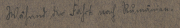 Handschriftlicher Text von Heer, S.M.W. Zug 48 P.B. 11 aus der Zeit der Militärgeschichte