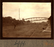 Zugoperationen und Arbeiten an der Brücke in Heer, S.M.W. Zug 48 P.B. 11, in früherer Zeit