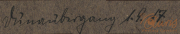 Bericht über Heer, S.M.W. Zug 48 P.B. 11 aus dem Jahr 1917 mit Unterschrift