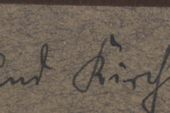 Schriftstück von Heer, S.M.W. Zug 48 P.B. 11 mit Bezug auf historische Figuren