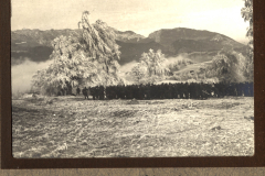Heer der Zug 48 P.B. 11 auf dem Marsch in einer winterlichen Landschaft