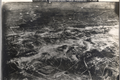 Luftaufnahme Prosnes-Moronvillers vom 4. Juni 1917 - Übersichtsaufnahme des Schlachtfeldes