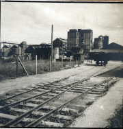 Eisenbahnanschluss des Armee-Kraftwagen-Instandsetzung Parks 3 in Amagne-Lucquy
