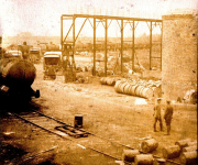 Treibstofflager mit Eisenbahnanschluss im Armee-Kraftwagen-Instandsetzungspark 3