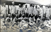 Gefangene französische Soldaten aus der Champagne-Schlacht im Mai 1917