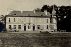 Französisches Herrenhaus oder Schloss während des Ersten Weltkriegs