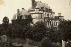 Französisches Schloss oder Herrenhaus im Ersten Weltkrieg