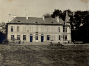 Französisches Herrenhaus oder Schloss während des Ersten Weltkriegs