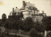 Französisches Schloss oder Herrenhaus im Ersten Weltkrieg