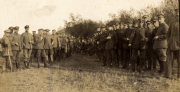 Gruppenfoto deutscher Soldaten des Infanterie-Regiments 53 in Frankreich