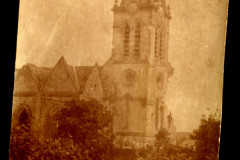 Kirche in Thiescourt bei Noyon, Nordfrankreich 1915