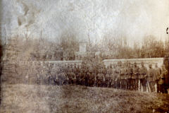 Feldgottesdienst des Landwehr-Infanterie-Regiments 53 im Freien