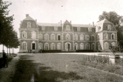 Französisches Schloss oder Herrenhaus während des Ersten Weltkriegs