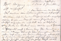 Handschriftlicher Brief eines deutschen Soldaten aus dem Ersten Weltkrieg