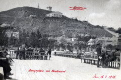 Anlegeplatz am Boulevard in Kertsch auf der Krim am 16. Juli 1918