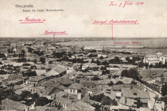 Feodosia auf der Krim mit Blick vom Berg Mitridat, Juli 1918
