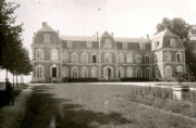 Französisches Schloss oder Herrenhaus während des Ersten Weltkriegs