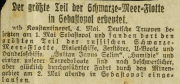 Zeitungsartikel über Eroberung der russischen Schwarzmeerflotte in Sewastopol durch deutsche Truppen