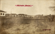 Woynowka (Ukraine) - Dorfplatz mit Viehherde und deutschen Soldaten, 15. April 1918